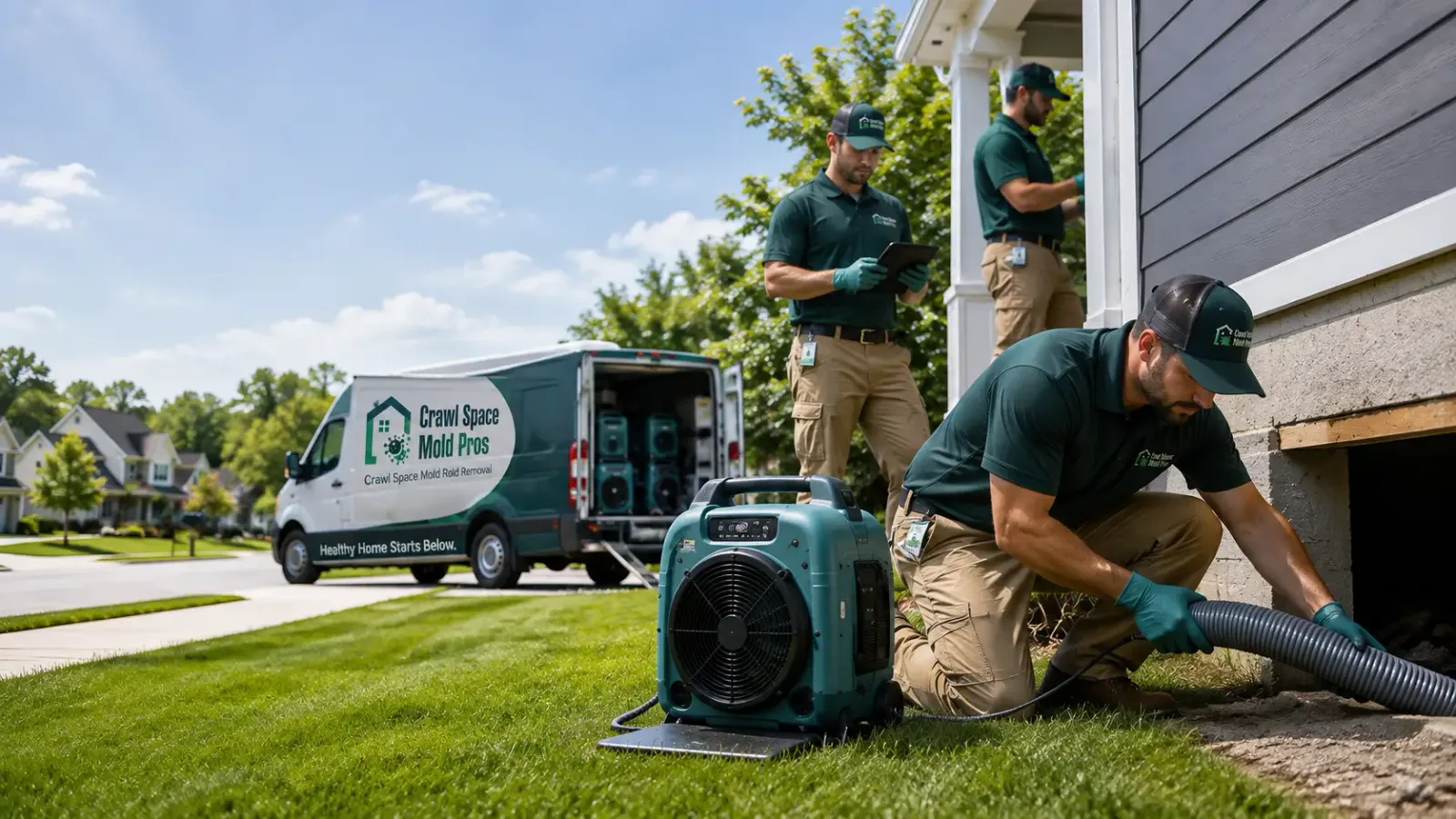Crawl Space Mold Removal in Glenwood, MD